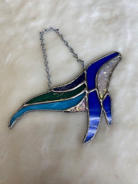 Whale Stained Glass