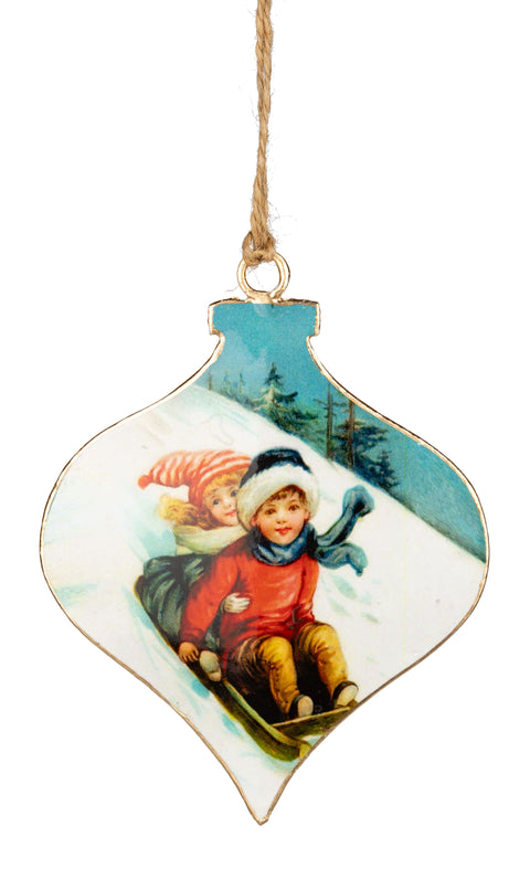 Kismet Ornaments - Sledding