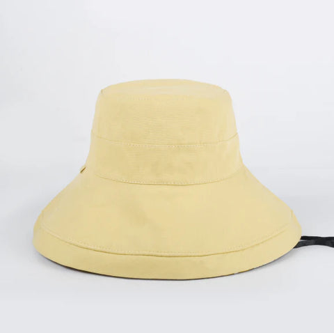 Yellow Floral Reversible Sun Hat