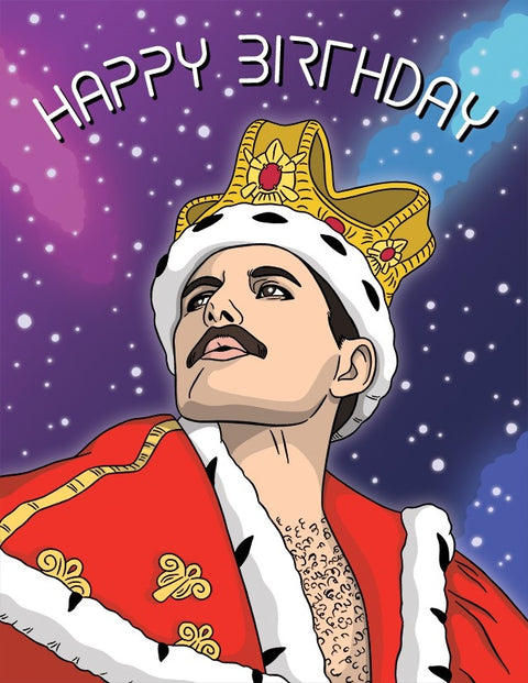 Freddie Mercury Birthday Card