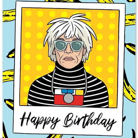 Andy Warhol Birthday Card