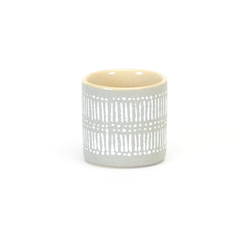 Small Silver Metallic Planter