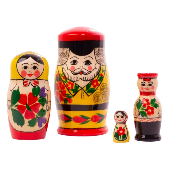 Good Family 4 Piece Doll