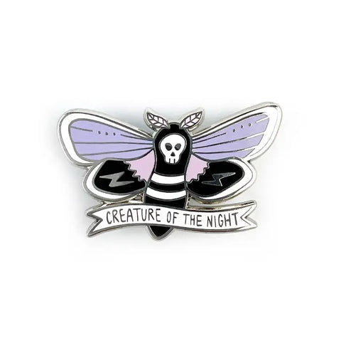 Creature Of The Night Enamel Pin