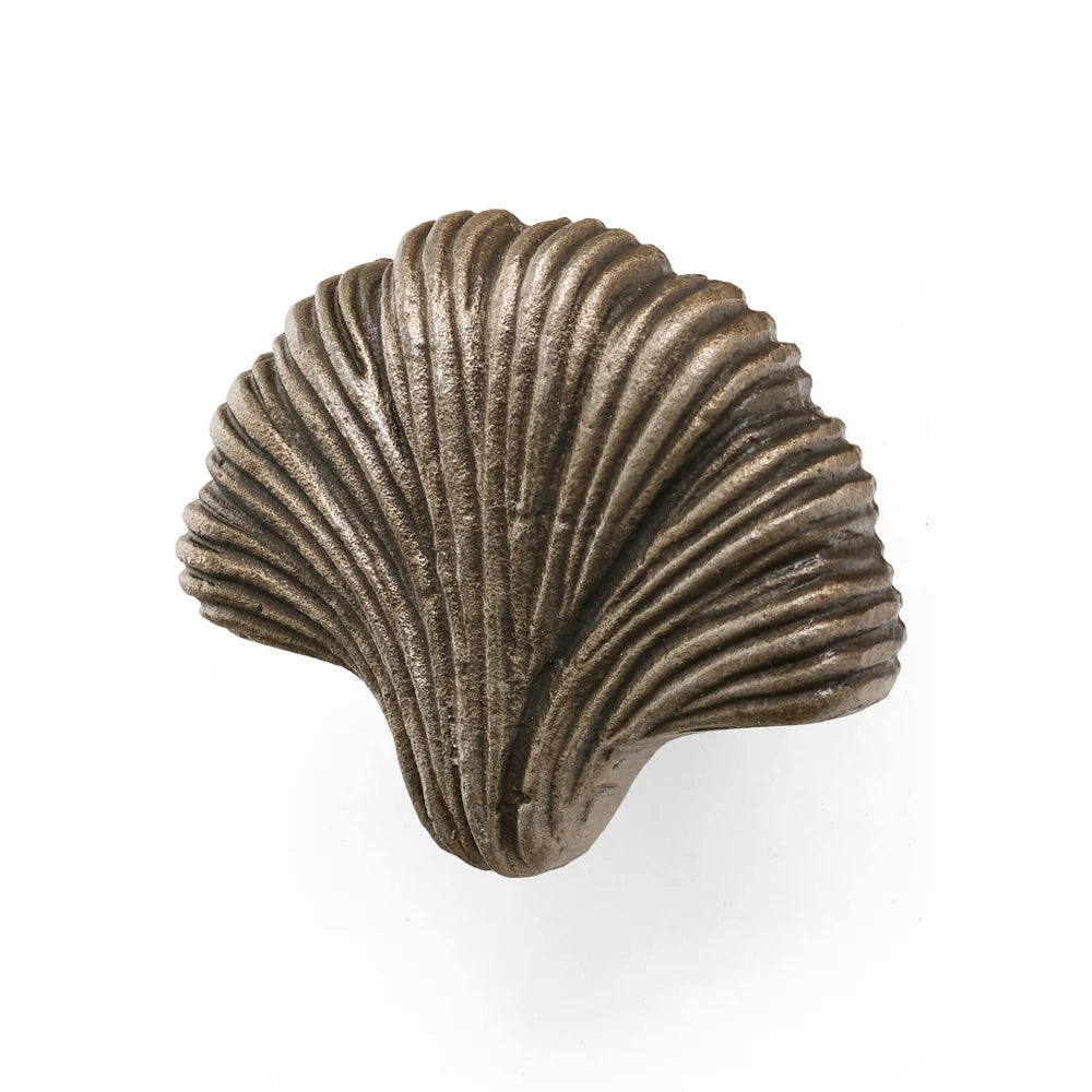 Brass Ginkgo Leaf Knob