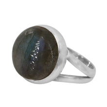 Load image into Gallery viewer, Split Band Labradorite Ring
