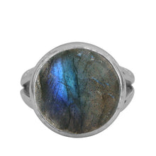 Load image into Gallery viewer, Split Band Labradorite Ring
