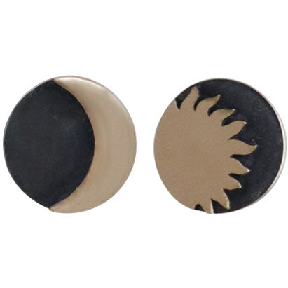 Sun & Moon Stud Earrings