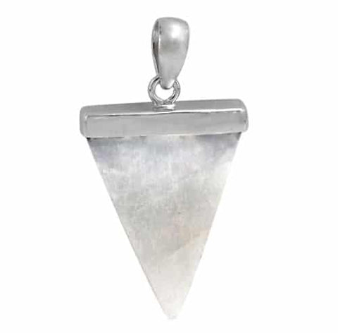 Triangle Moonstone Pendant