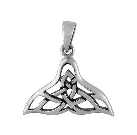 Celtic Whale Tail Pendant