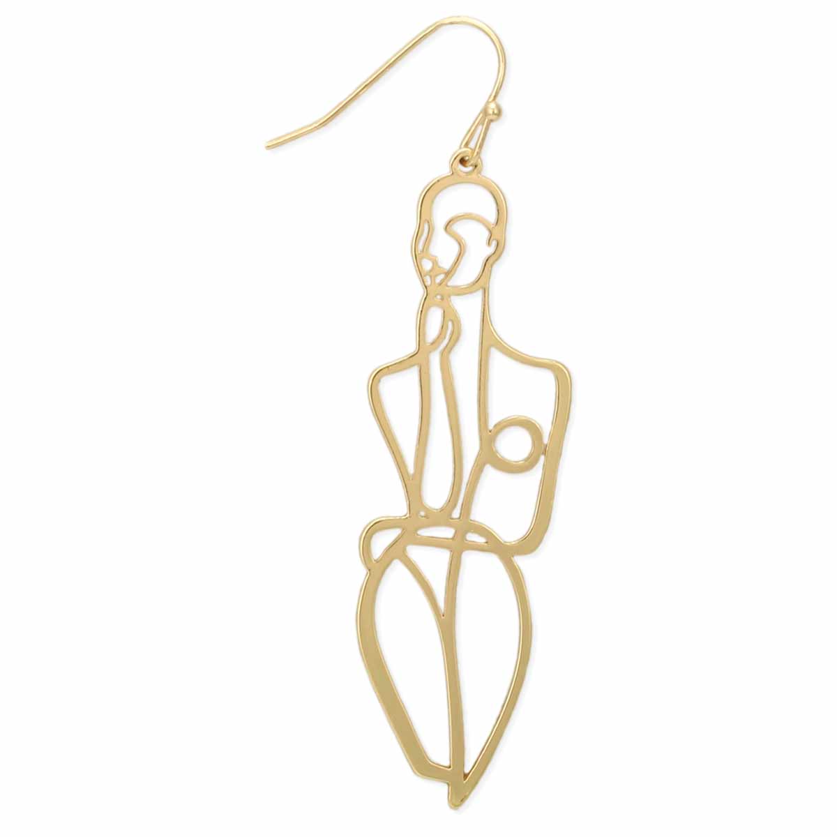 Abstract Figure Earrings Posie Row