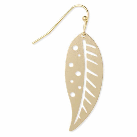 Leaf Cutout Earrings