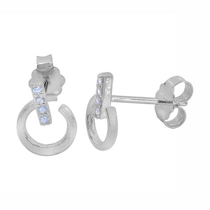 Half Circle Studs Earrings