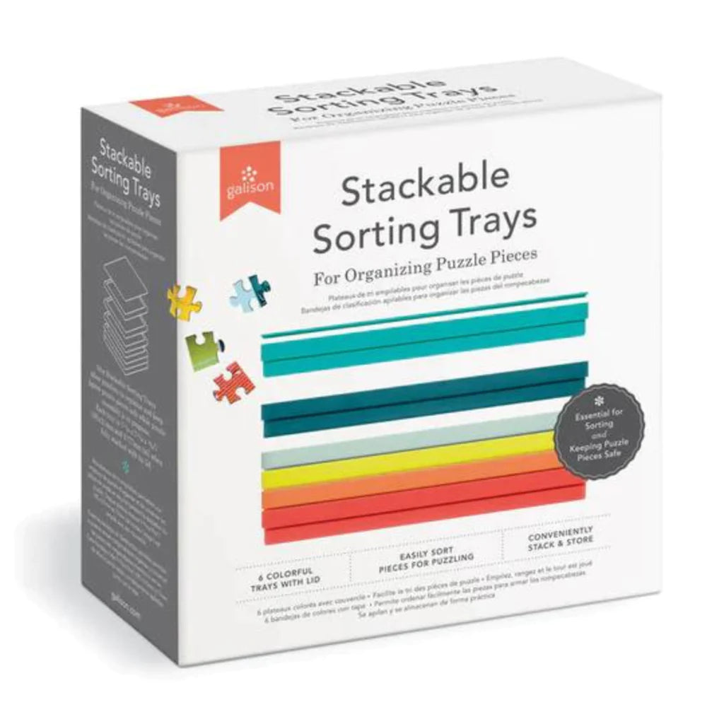 Stackable Puzzle Sorting Trays