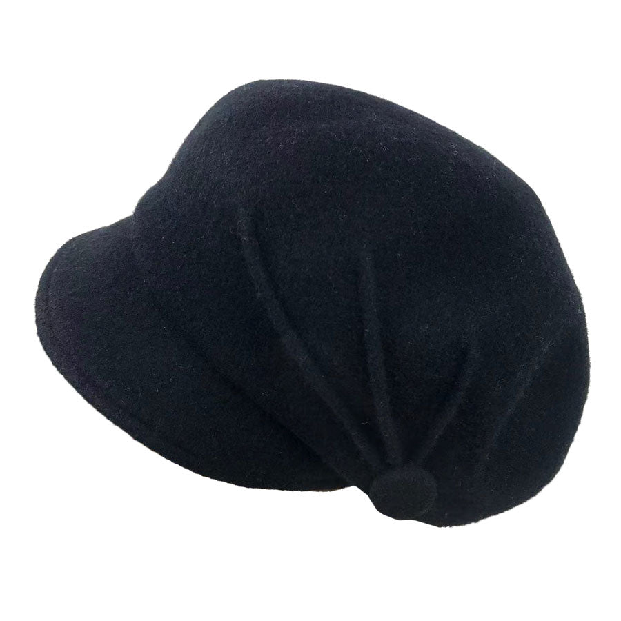 Newsboy Cap In Black
