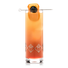 Load image into Gallery viewer, Silver Deco Highball Glass
