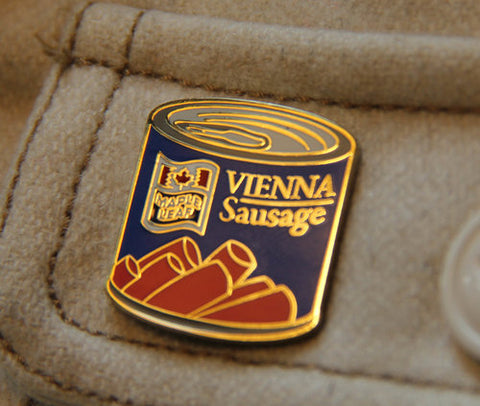 Vienna Sausages Enamel Pin