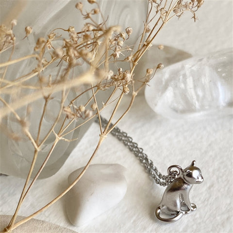Thinking Cat Necklace