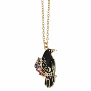 Celestial Crow Necklace