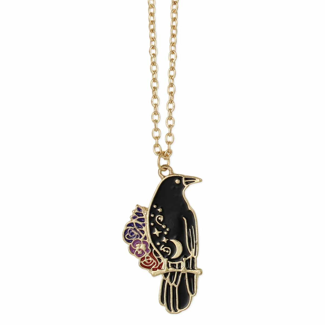 Celestial Crow Necklace