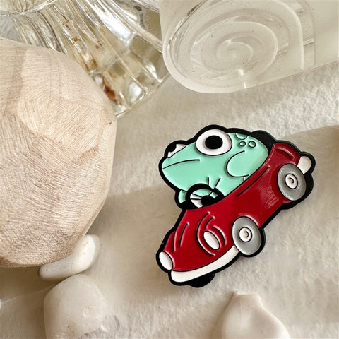 Freg Frog Enamel Pin