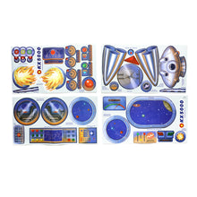 Load image into Gallery viewer, Reusable Stickers - Spaceship
