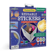 Load image into Gallery viewer, Reusable Stickers - Spaceship
