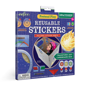 Reusable Stickers - Spaceship