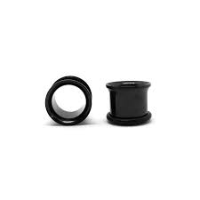 Black Steel Single Flared Tunnels