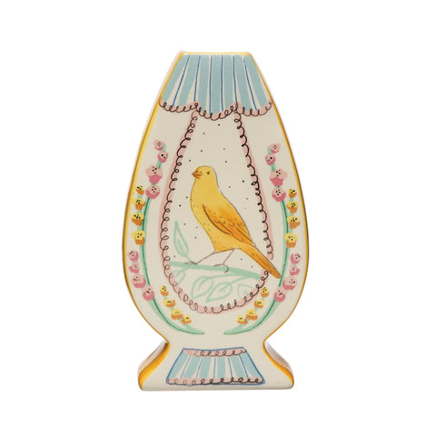 Yellow Bird Vase