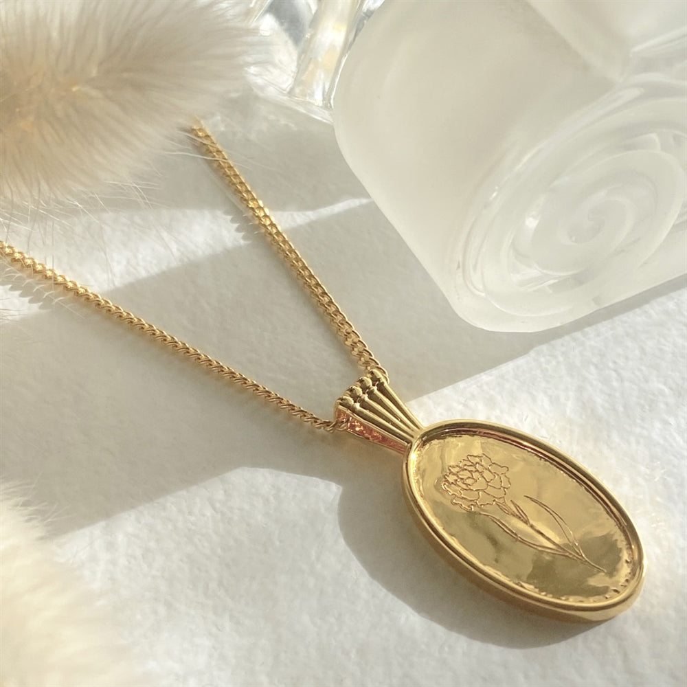 Birth Month Wildflower Necklace