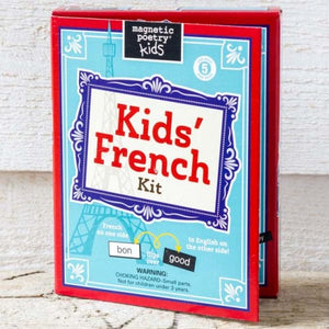 Kids French Magnetic Poetry Kit