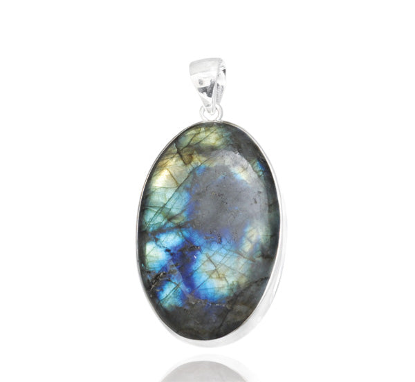 Oval Labradorite Pendant