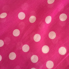 Load image into Gallery viewer, Pink &amp; White Polka Dot Scarf
