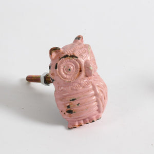 Pink Owl Knob