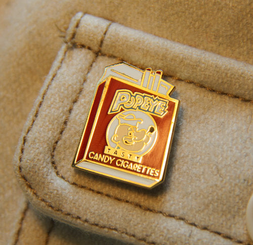 Popeye Cigarettes Enamel Pin