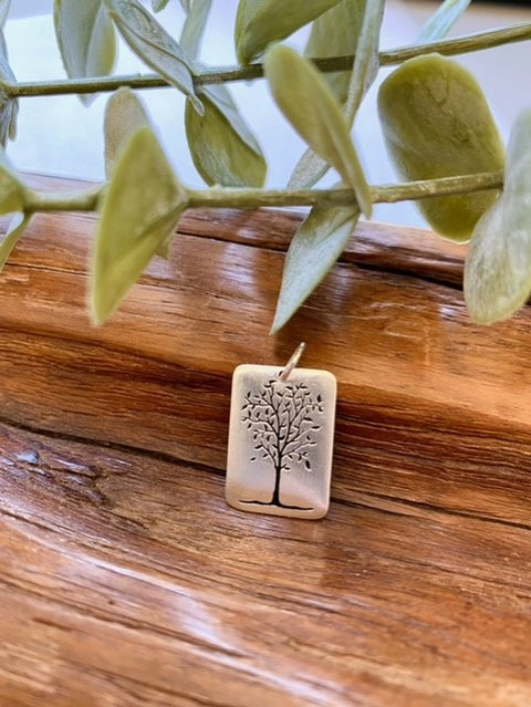 Rectangle Tree Pendant