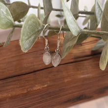 Load image into Gallery viewer, Almond Shaped Moonstone Earrings
